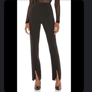NBD Slit Front Trouser in Black